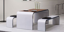 Bellezza Designmöbel – Tisch, Sideboard und Sitzbank