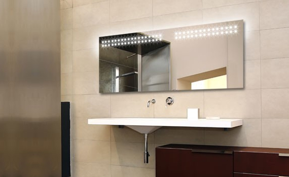 Design Badspiegel mit LED
