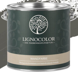 Lignocolor Wandfarbe Charcoal