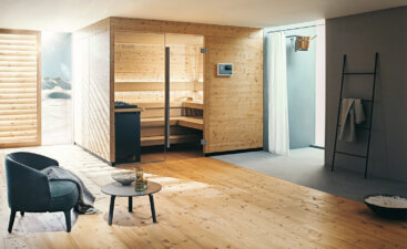Luxus pur – Wellnessbad mit Sauna