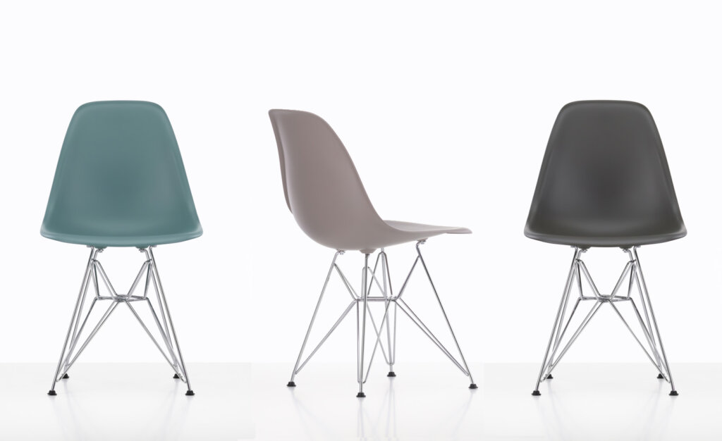 Vitra Stuhl Eames Plastic Chair Gruppe 3 Bunt