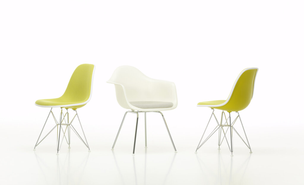 Vitra Stuhl Eames Plastic Chair Gruppe 3 Gelb