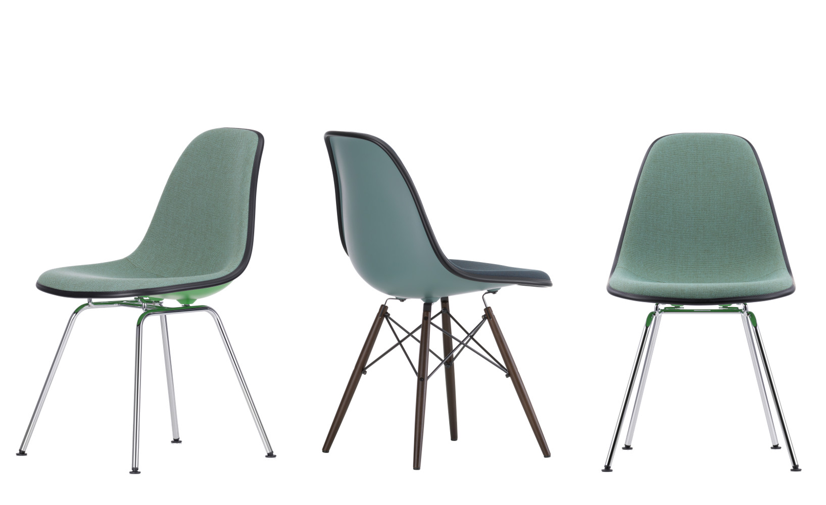 Vitra Stuhl Eames Plastic Chair Gruppe 3 Grün frei | Raumideen