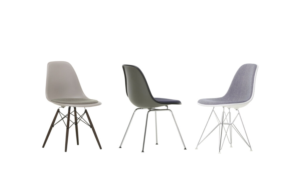 Vitra Stuhl Eames Plastic Chair Gruppe grau