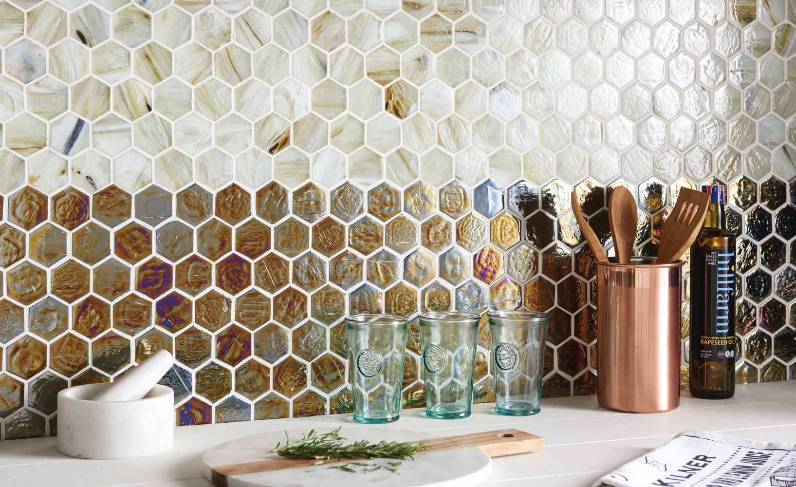 Mosaik in der Küche