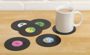 Untersetzer für Gläser Tassen Schallplette Schallplatten Vinyl