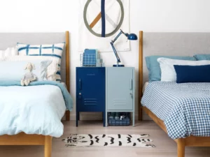 Blaue Nachttische Schlafzimmer
